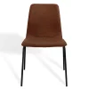 Stuhl Maverick Stoff stapelbar braun
