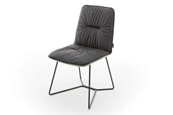 Stuhl T-Efendi Stoff hellgrau