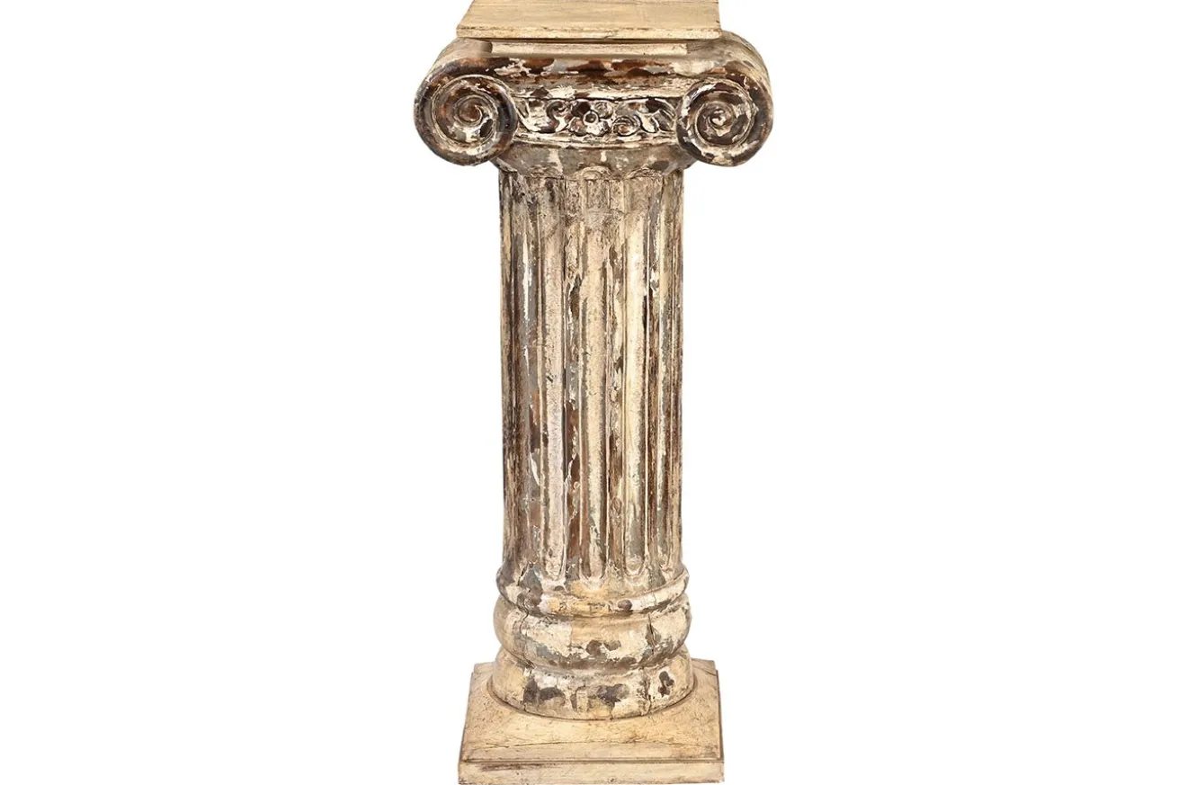 Säule Vintage braun