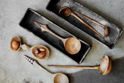 Suppenkelle Hand Craved Mangoholz natur