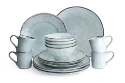 Suppenteller Dutch Rose blau D 23,5cm