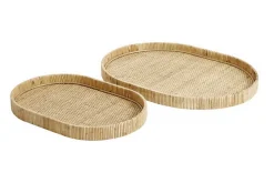 Tablett Fuji Rattan oval Set