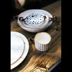 Tasse Anafi blau weiss