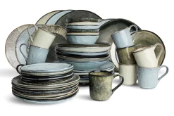 Tasse Dutch Rose groß blau