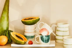 Tasse Tazza grün D 10,5 cm