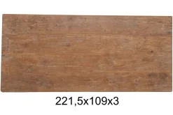 Teakholzplatte Antik 222x100x3