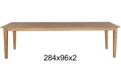 Teakholztisch "K" antik 284x96