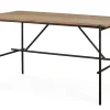 Teakholztisch Oscar Metall B 140 cm