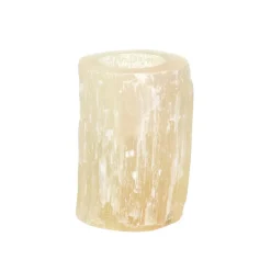 Teelichthalter Selena gelb 8x12cm