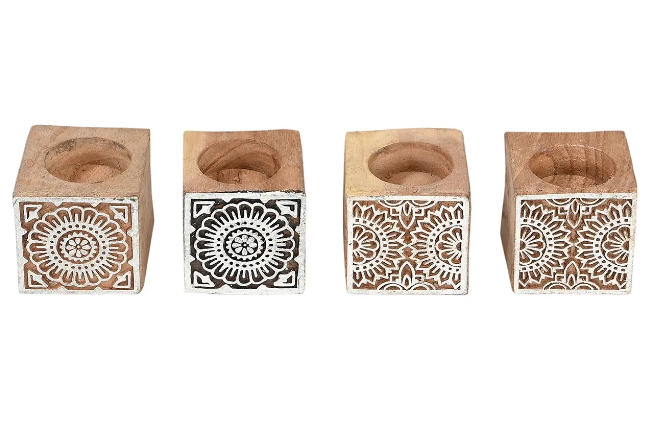 Teelichthalter Vintage natur