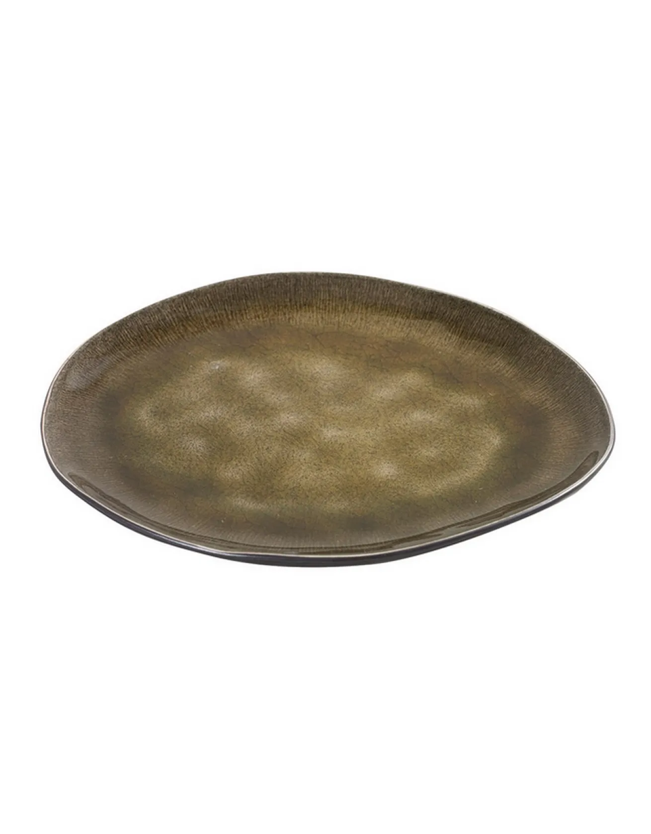 Teller Pure by Pascale Naessens oval medium grün