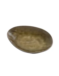 Teller Pure by Pascale Naessens oval klein grün