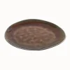 Teller Pure by Pascale Naessens oval medium braun