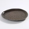 Teller Pure by Pascale Naessens oval gross braun