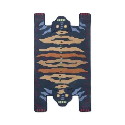 Teppich Soulmate Tiger Design blau medium