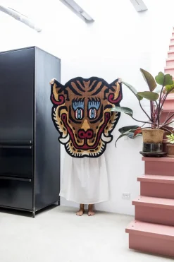 Teppich Tiger Face gross