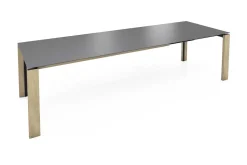 Terra Ausziehtisch Keramik Holzbeine