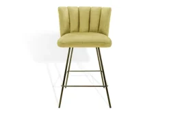 Thekenstuhl Gaia Stoff gelb