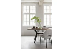 Tisch Metropole Teak Metall B 200 cm