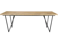 Tisch Tris aus Hartholz 220 x 100 cm