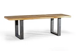 Tisch Wagoon Alteiche massiv Metallgestell