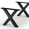 Tischbein Salisbury Set X-Form schwarz