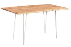 Tischbeine Pin Metall weiss 4er Set