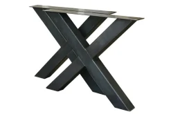 Tischgestell Eisen schwarz 2-er Set Profil 10 10