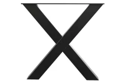 Tischgestell Eisen schwarz 2-er Set Profil 10 10