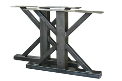 Tischgestell Eisen schwarz 90