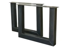 Tischgestell 2er Set Eisen schwarz