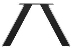 Tischgestell Mittelfuß Rohstahl schwarz 134