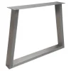 Tischgestell Trapez Edelstahl 2er Set