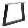 Tischgestell Trapez Metall schwarz 2er Set