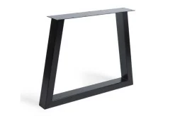 Tischgestell Trapez Metall schwarz 2er Set