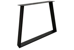 Tischgestell Trapez Metall schwarz 2er Set