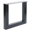 Tischgestell U Metall schwarz 2er Set