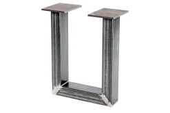 Tischgestell U-Form Roheisen 2er Set