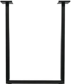 Tischgestell U-Profil fein schwarz