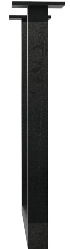 Tischgestell U-Profil fein schwarz