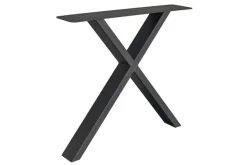 Tischgestell X Metall schwarz 2er Set