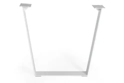 Tischkufe V Flat breit weiss 2er Set