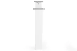 Tischkufe V Flat breit weiss 2er Set