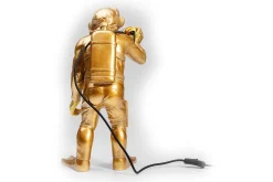 Tischlampe Affe Taucher gold