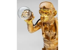 Tischlampe Affe Taucher gold