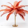 Tischlampe Feather Palm Rot