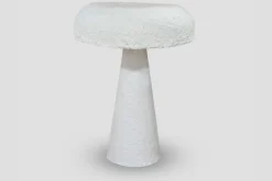 Tischlampe Luna Pappmaché weiss