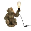 Tischlampe Monkey sitzend