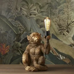 Tischlampe Monkey sitzend