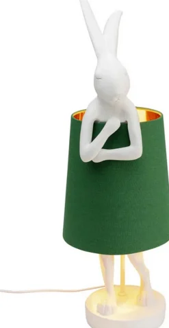 Tischleuchte Animal Rabbit weiß grün h 68 cm